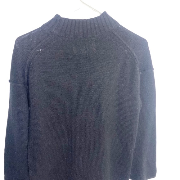Brochu Walker wool cashmere black sweater size XS - Picture 5 of 6